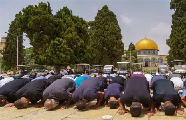 الأوقاف الإسلامية بالقدس: 40 ألف فلسطيني أدوا صلاة عيد الأضحى في المسجد الأقصى
