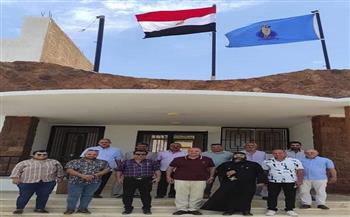 رئيس مدينة مرسى علم يستقبل وفد جمعية كنيسة العذراء مريم و الأنبا كاراس بالمدينة 