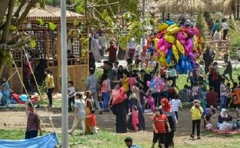 توافد المواطنين على الحدائق والمتنزهات بالمحافظات للاحتفال في ثاني أيام عيد الأضحي المبارك