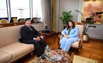 وزيرة الهجرة تستقبل أمين عام اللجنة التنسيقية لتنفيذ اتفاقية المشاركة المصرية الأوروبية 