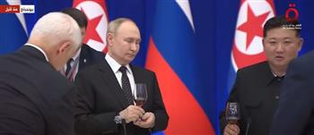 حفل استقبال لبوتين على هامش القمة الروسية الكورية الشمالية