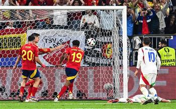 إسبانيا تقهر إيطاليا بهدف عكسي وتتأهل لثمن نهائي بطولة اليورو