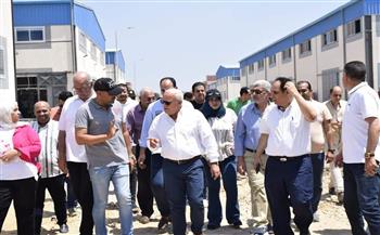 محافظ بورسعيد يتفقد الاستعدادات النهائية لافتتاح مجمع الصناعات الثالث للشباب جنوب بورسعيد