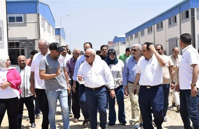 محافظ بورسعيد يتفقد الاستعدادات النهائية لافتتاح مجمع الصناعات الثالث للشباب جنوب بورسعيد