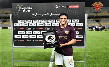 محمد توني أفضل لاعب في مباراة سيراميكا كليوباترا والمصري 