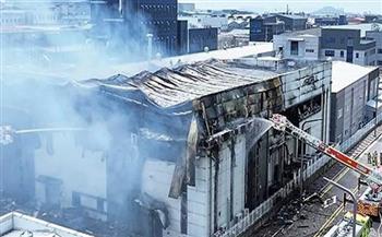 ارتفاع عدد ضحايا حريق مصنع البطاريات في كوريا الجنوبية إلى 23 شخصا