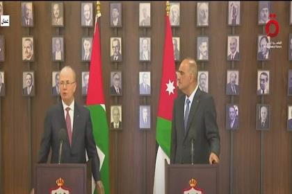 الأردن وفلسطين تؤكدان على ضرورة وقف إطلاق النار في غزة
