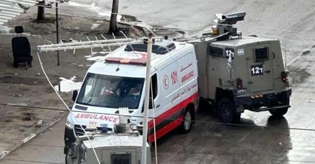 قوات الاحتلال تمنع سيارات الإسعاف من الوصول إلى الإصابات في نابلس
