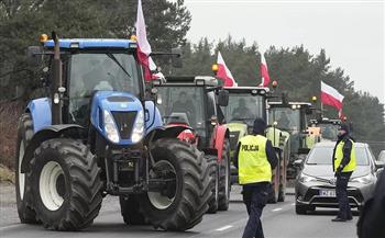 مزارعون بولنديون يتظاهرون فى بروكسل اليوم لمطالبة الاتحاد الأوروبي بالتراجع عن «الميثاق الأخضر»