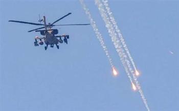 طائرات الاحتلال المروحية تطلق النار بشكل كثيف وسط رفح الفلسطينية