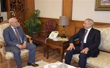 محافظ بورسعيد يستقبل رئيس الأكاديمية العربية للعلوم والتكنولوجيا والنقل البحري