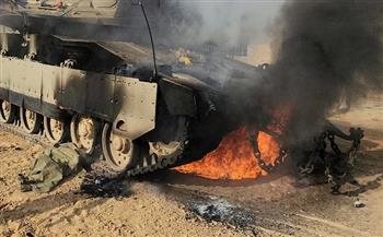 فصائل فلسطينية: استهدفنا دبابة إسرائيلية من نوع ميركافا وسط قطاع غزة