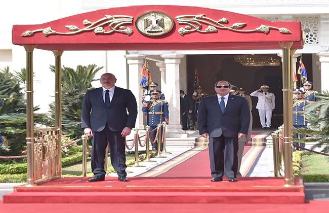 الرئيس السيسي يستقبل الرئيس الأذربيجاني في قصر الاتحادية.. بث مباشر
