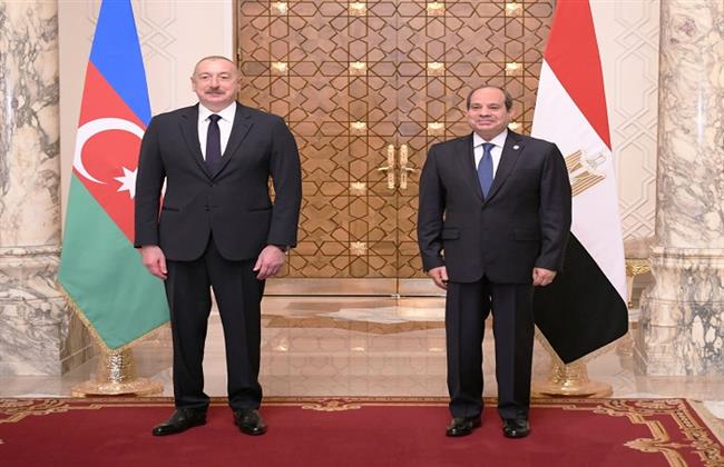 الرئيس السيسي: استعرضت مع الرئيس الأذربيجاني الجهود المصرية لوقف إطلاق النار في غزة