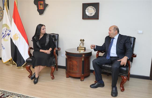 مايا مرسي تبحث مع السفير هشام بدر التعاون المشترك
