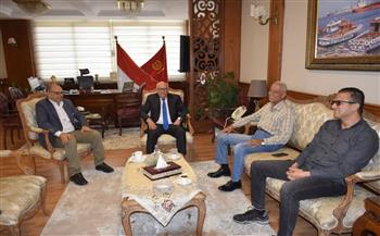 محافظ بورسعيد يستقبل مستشار رئيس مجلس الوزراء للمشروعات القومية لمتابعة عدد من المشروعات بالمحافظة