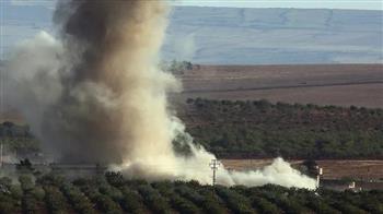 مستوطنون يشعلون النار في أراضي الفلسطينيين في قرية مادما جنوب نابلس بالضفة الغربية 