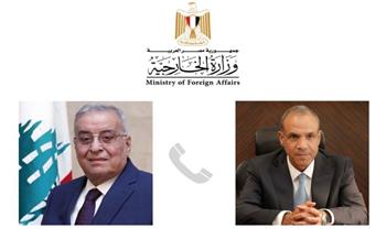 وزير الخارجية يتلقى اتصالاً هاتفياً من نظيره اللبناني لبحث وقف فوري للحرب على غزة 