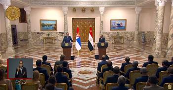 الرئيس السيسي: مصر تثمن التقاليد الثرية والتاريخ العريق لشعب صربيا