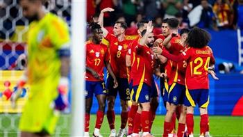 يورو 2024.. منتخب إسبانيا يصل الملعب لخوض النهائي