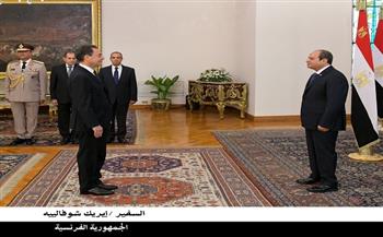 الرئيس السيسي يتسلم أوراق اعتماد 12سفيراً جديداً لدى جمهورية مصر العربية| فيديو وصور