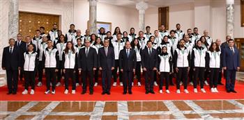 ياسر قمر يشكر الرئيس السيسي عقب تكريمه لمنتخب الطائرة ودعمه للألعاب الرياضية 