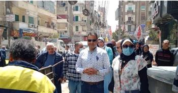 حملات رقابية على الأسواق بأحياء الإسكندرية