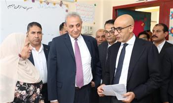 وزير التعليم ومحافظ الغربية يتفقدان مدرستي بدر السنيطي الثانوية ومحمد الخولي الابتدائية