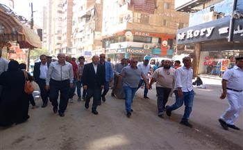 محافظ القاهرة يتفقد أعمال تطوير منطقة الألف مسكن وجسر السويس