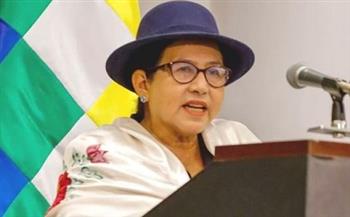  وزيرة خارجية بوليفيا: قررنا قطع العلاقات مع إسرائيل بسبب جرائمها ضد الفلسطينيين