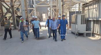 وزير الكهرباء يتفقد محطة شمال القاهرة "المركبة" لتوليد الكهرباء بالحلمية