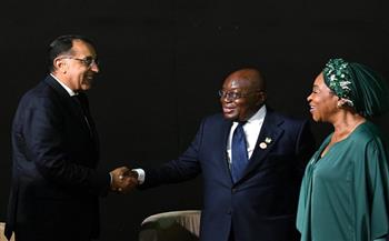 رئيس الوزراء يلتقي رئيس جمهورية غانا