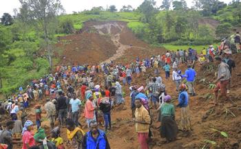 مصرع 157 شخصًا بسبب انزلاقات التربة في إثيوبيا