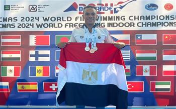لاعب القوات المسلحة محمد طارق محمد حسنين يحقق إنجازاً رياضياً في بطولة العالم للسباحة