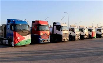 الأردن: 100 شاحنة جديدة من المساعدات إلى غزة خلال أسبوع 