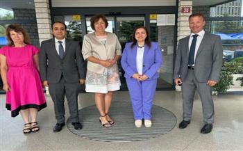 سفيرة مصر لدى سلوفينيا تبحث مع رئيسة ميناء كوبر السلوفيني تعزيز التعاون الاقتصادي