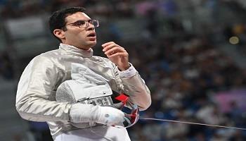 أولمبياد باريس 2024.. محمد عامر يفوز على المصنف الثاني عالميًا ويتأهل لربع نهائي منافسات السلاح