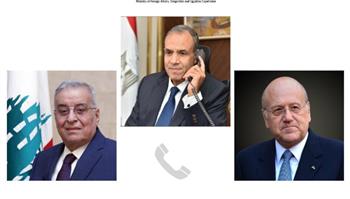 وزير الخارجية: مصر تعرب عن تضامنها الكامل مع لبنان