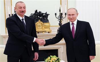 بوتين وعلييف يبحثان تعزيز العلاقات التجارية والاقتصادية بين روسيا وأذربيجان