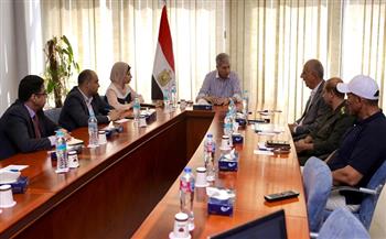 اجتماع وزير الآثار لمتابعة مشروع تطوير منطقة أهرامات الجيزة
