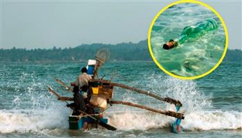 رسائل البحر.. كارثة في سريلانكا بسبب زجاجات طافية على سطح المياه