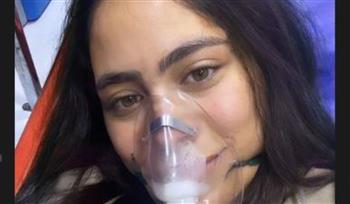 هاجر أحمد تتعرض لأزمة صحية وتنشر صورتها بجهاز التنفس