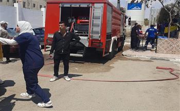 وزير الصحة يتابع تداعيات حريق مستشفى السادات المركزي