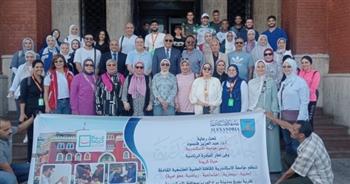 جامعة الإسكندرية تنظم قافلة طبية ببرج العرب ضمن "حياة كريمة"