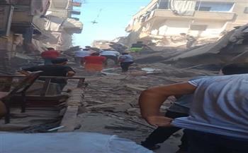 إصابة شخصين فى انهيار منزل من 5 طوابق بمنطقة شبرا