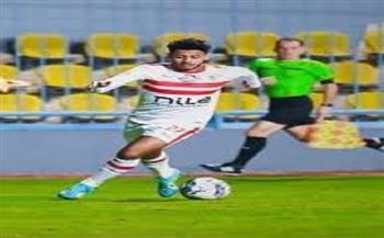 محمد عاطف لاعب الزمالك يفوز بجائزة رجل المباراة أمام زد