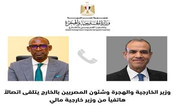 وزير الخارجية يؤكد لنظيره المالي حرص مصر على تعزيز الاستقرار في منطقة الساحل