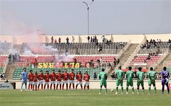 لاعبو الأهلي وجورماهيا يقفون دقيقة حداد على روح إيهاب جلال