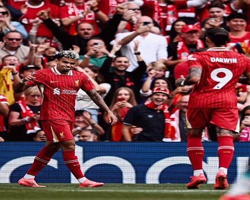 الشوط الأول.. ليفربول يتقدم على بورنموث بثلاثية في الدوري الإنجليزي