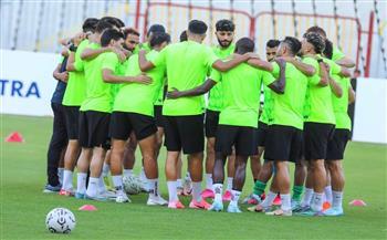 المصري يتقدم على الهلال الليبي في شوط أول مثير